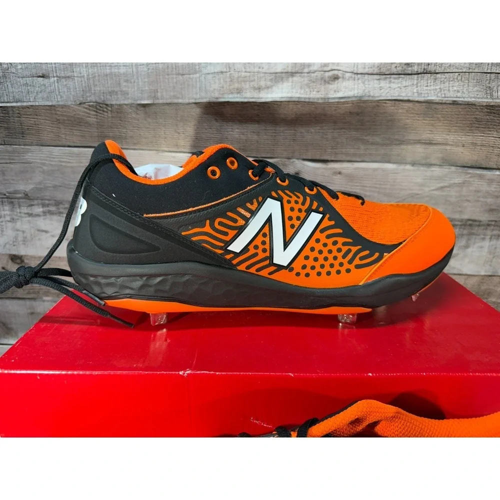 New Balance Fresh Foam 3000 V5 Molded Baseball Metal Cleats Size 16‎ Orange